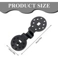 thumbnail image 2 of Clips de Filet de Protection Solaire Noirs 50 Pièces - Clips de Fixation pour Tissu de Clôture, Tissu Coupe-Vent et Filet d'Ombrage, 2 of 5