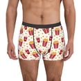thumbnail image 2 of Goofa Popcorn Printed Men's Boxer Briefs Underwear, Moisture-Wicking Underwear, Trunk,Soft and Breathable Cotton Underwear-, 2 of 9