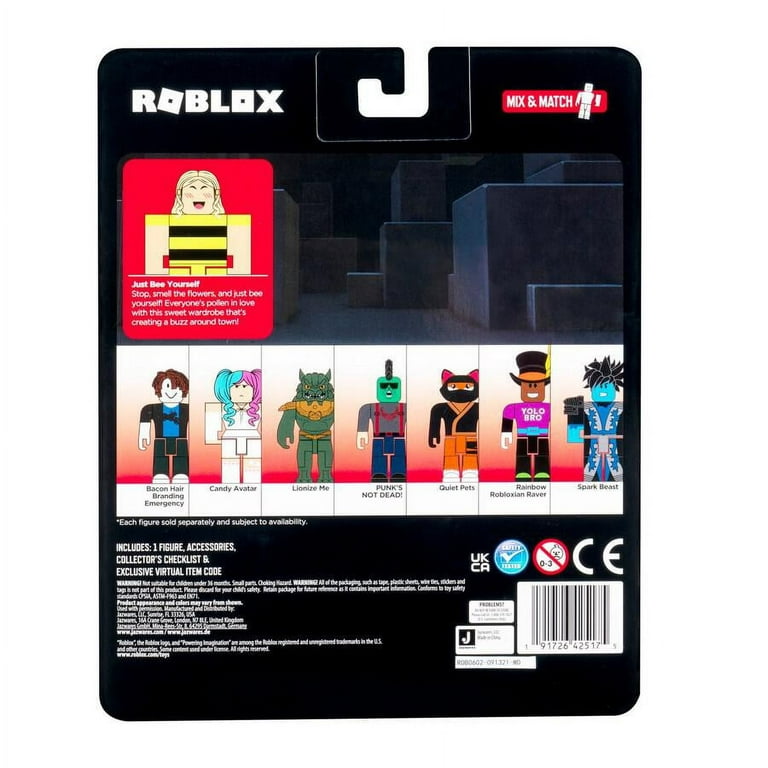 2022 ROBLOX Action Figure Avatar Shop Series JUST BEE YOURSELF