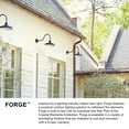 thumbnail image 3 of Hinkley Lighting - Forge - 1 Light Outdoor Medium Flush Mount In Traditional and, 3 of 4