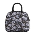 thumbnail image 2 of Flower Lunch Bag for Women Men Reusable Insulated Lunch Bags, Leakproof Cooler Food Lunch Tote Bag, Large Capacity Lunch Box for Work School Travel Picnic, 2 of 7