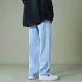 thumbnail image 3 of Men's Denim Wide-Leg Pants, 3 of 16