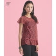 thumbnail image 4 of Simplicity Misses' Size 6-14 Pullover Tops Pattern, 1 Each, 4 of 6