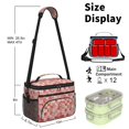 thumbnail image 6 of Lunch Box Pioneer Flower Floral Print Pattern Insulated Lunch Bag for Women Men,Medium Leakproof Lunchbox Cooler Bag Adjustable Strap,10 X 6.7 X 8 Inches, 6 of 6