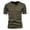 Army Green, variant on Men's Slim Fit Casual Shirt, Short Sleeve Button Down Sport Top, Breathable Athletic Performance Shirt for Work & Travel