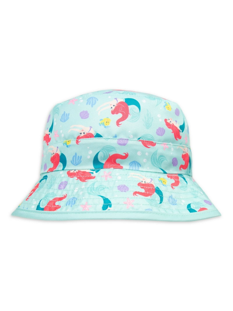 Disneys Little Mermaids ?‍♀️ Reversible Bucket Hat The Little Mermaid Toddler Girls Reversible Bucket Hat  main image 2