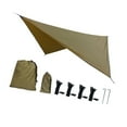 thumbnail image 2 of Kuntesetty Camping Tarp Accessories Lightweight Hammock Canopy for Picnic Travel Hiking Khaki, 2 of 9