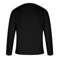 thumbnail image 5 of Hfyihgf Long Sleeve V Neck T Shirt Mens Fashion Casual Solid Color Gentleman's Business Work Shirts Long Sleeve Fitness Tees Tops(Black,XL), 5 of 8
