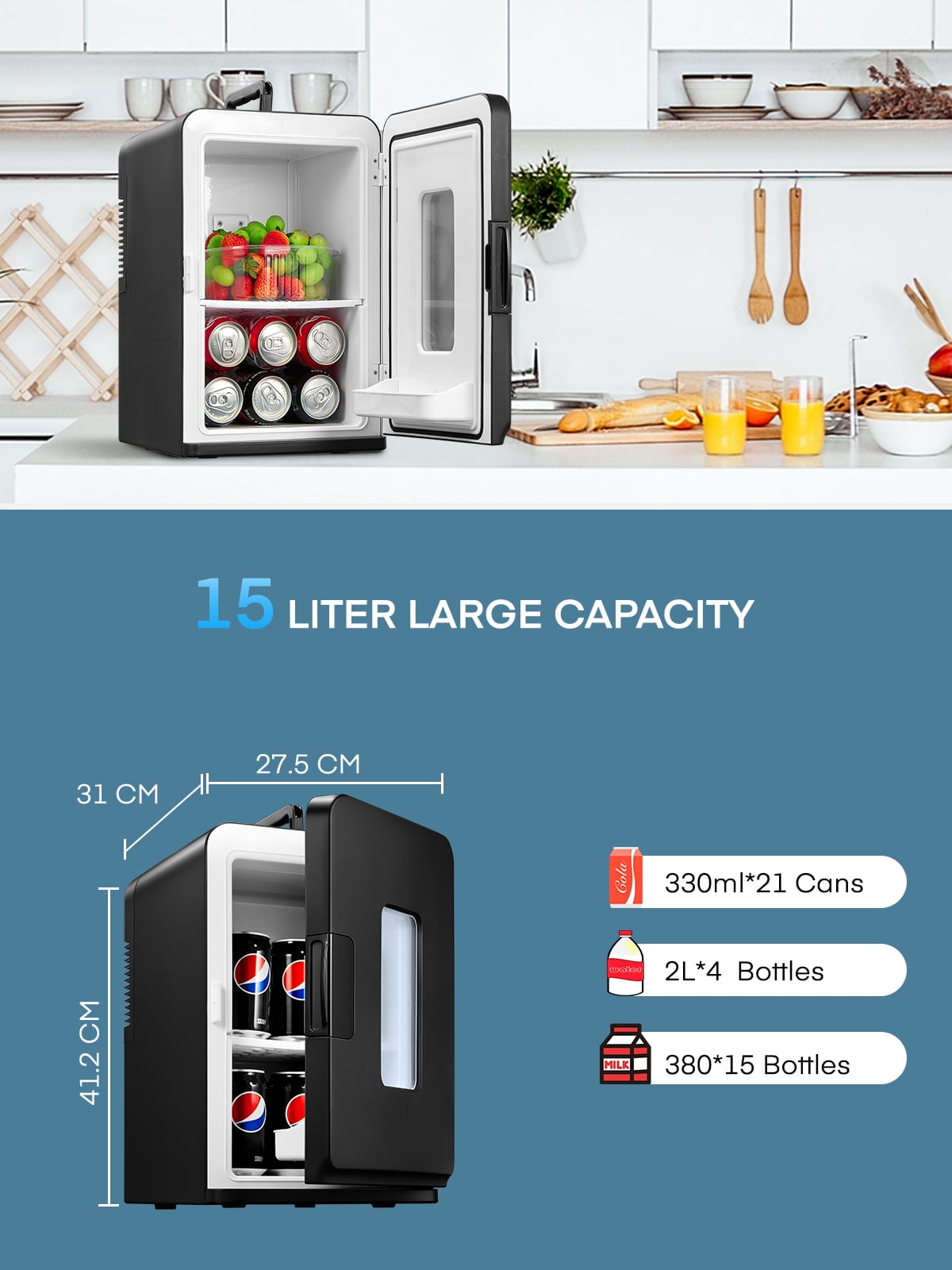 WAECO Mini Refrigerator Freezer 15 liters