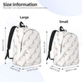 thumbnail image 4 of Daiia Leopard Print Vintage Canvas Backpack for Men and Women ,Hiking Backpack,Travel Laptop Bag for School,Large Capacity Backpack, 4 of 8