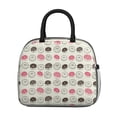 thumbnail image 2 of Lunch Bag Lunch Box for Women Reusable Insulated Lunch Bags,Water-Resistant Doughnut Pattern Cooler Lunch Tote Bag, Large Capacity for Work Travel Picnic, 2 of 6