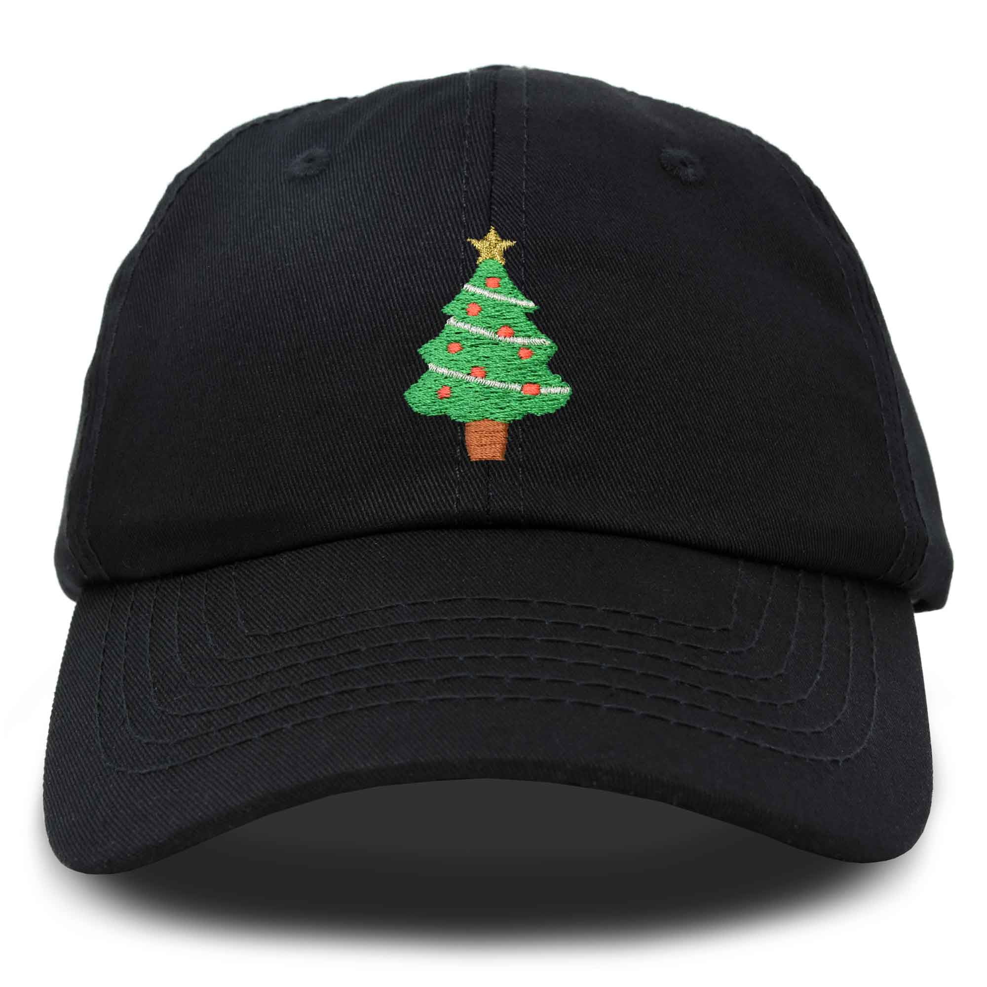 Winter Pine Tree Blue Background Baseball Cap Sun Hat Fashion Hats Quick Drying Mesh Fitness Hat Sports Outdoor 