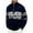 Navy, variant on Men's Christmas Knit Half Zip Mockneck Sweater Coat Thermal Fit Fair Isle Patterned Knitwear Winter Outerwear Red S