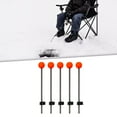 thumbnail image 4 of koolsoo 5 Pieces Ice Fishing Rod Top Tip Red Ball Spring for Fishing Accessories Large, 4 of 9