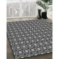 thumbnail image 2 of Ahgly Company Indoor Round Patterned Black Cow Black Area Rugs, 7' Round, 2 of 6