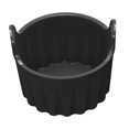 thumbnail image 4 of Taza de silicona para hornear para freidora de aire Revestimiento de silicona para freidora de aire negro, 4 of 9