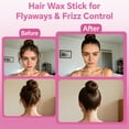 thumbnail image 2 of SAISZE Hair Wax Stick for Flyaways, 2.7 oz Long-Lasting Hair Styling Wax Stick for Slick Hair & Edges, Non-Greasy Frizz Control for Women & Daughter, Everyday Hair Styling, 2 of 8