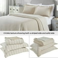 thumbnail image 6 of Superior Valencia Reversible Cotton Matelasse Bedspread Set, California King, Beige, 6 of 11