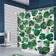 thumbnail image 5 of Accesorio de baño de decoración de cortina de ducha de baño a prueba de moho a prueba de agua sin perforaciones para el hogar (patrón de hojas 180x180 cm), 5 of 8