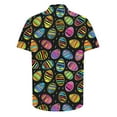 thumbnail image 4 of GERsome Mens Hawaiian Shirts Loose Fit Vacation Shirts Short Sleeve Button Down Easter Shirt for Men S-5XL, 4 of 5
