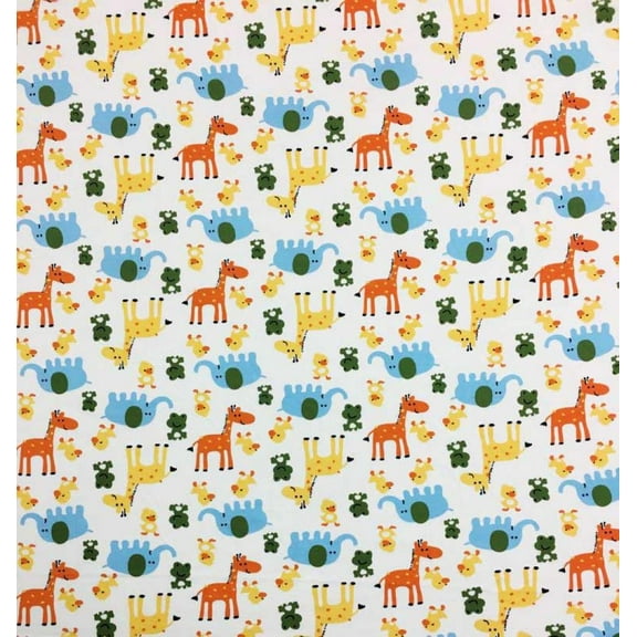 SheetWorld Fitted 100% Cotton Jersey Pack N Play Sheet 29 x 42, Animal Fun
