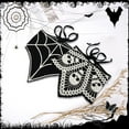 thumbnail image 5 of Monebena Crochet Bandanas for Women Spider Web Skull Crochet Head Scarf Black Crochet Headband Halloween Knitted Headscarf, 5 of 14