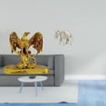 thumbnail image 2 of Escultura de , figura de resina, estatua de madera, animal coleccionable, adorno rústico tallado a mano para decorar hogares, oficinas y estan, 2 of 7