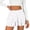 White, variant on Layered Ruffle Skort for Women Mid Rise A Line Mini Skirts with Shorts Underneath