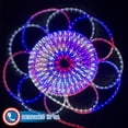 thumbnail image 2 of Russell Decor Patriot Independence Day LED 400-30 Rope Lights Blue Red White (30), 2 of 5