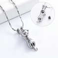 thumbnail image 4 of Cat Pet Cremation Jewelry for Ashes Memorial Ash Jewelry Keepsake Cat Urn Pendants for Animal Ashes Necklace, 4 of 7