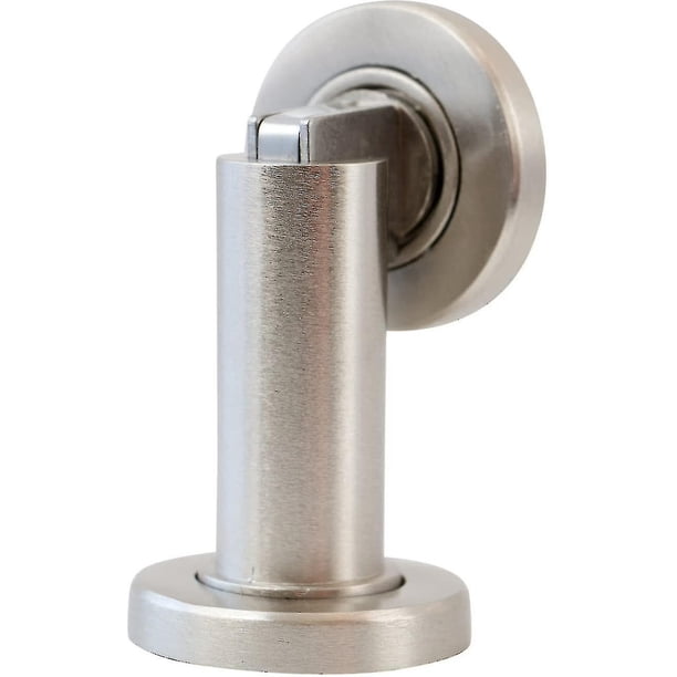 Magnetic Door Stopper In Stainless Steel Look Door Stopper With Floor And Wall Mounting