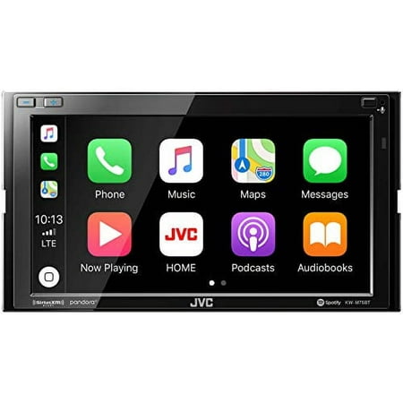 JVC - 6.8" - Android Auto/Apple® CarPlay™ - Built-in Bluetooth - In-Dash Digital Media Receiver - Black