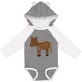 thumbnail image 3 of Inktastic Horse Boys or Girls Long Sleeve Baby Bodysuit, 3 of 5