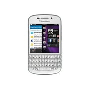 BlackBerry Q10 - 4G BlackBerry smartphone - RAM 2 GB / Internal Memory 16 GB - microSD slot - OLED display - 3.1" - 720 x 720 pixels - rear camera 8 MP - white
