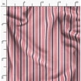 thumbnail image 2 of Soimoi Pink Fabric - By the Yard - 54 Inch Wide - Stripes - Timeless Appeal with Classic Stripes Printed Fabric, 2 of 6