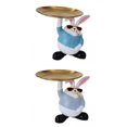 thumbnail image 1 of 2 bandejas de almacenamiento para conejos, soporte para llaves de joyería BLESIY Bandeja de almacenamiento, 1 of 8
