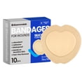 thumbnail image 1 of Bandages Bioemmalab, espuma de silicona impermeable, 7 x 7 cm, 10 paquetes, 1 of 7
