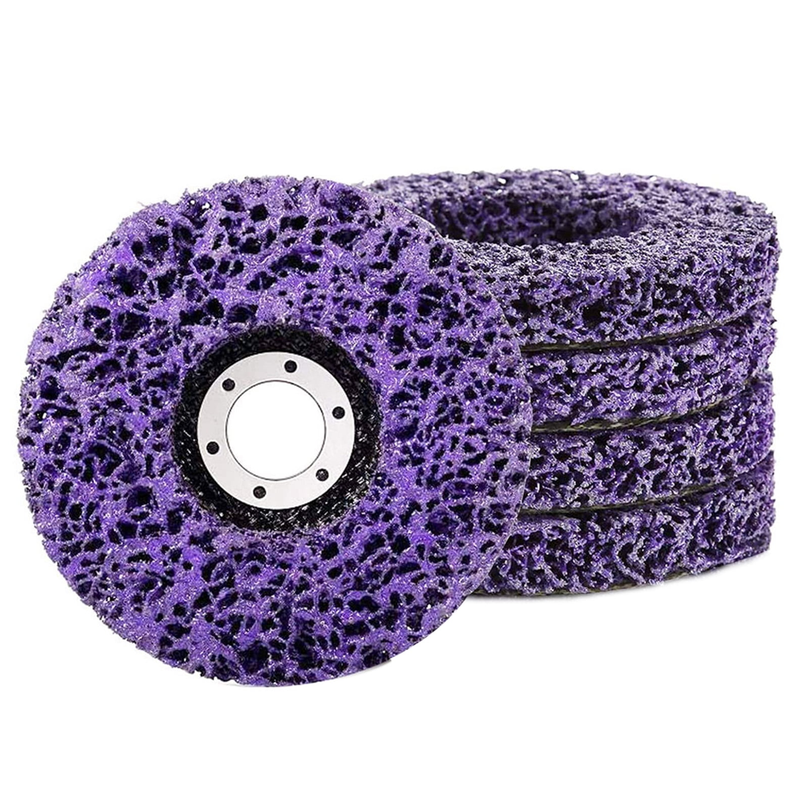 Naturegr 5Pcs 100mm Strip Discs Grinder Remove Rust Paint Clean Welds Grinding Wheel