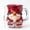 Red, variant on OANLKGI Christmas Tree Glass Mug Holiday Shaped Coffee Mug 4.8 IN High with Handle for Hot Cocoa Tea Water Home Office Kitchen Table Decor, Green