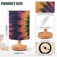 thumbnail image 3 of Mixture Color Spiral Tie Dye Table Lamp with USB Port LED Warm Light Lamp Night Light Home Decor, 3 of 7