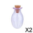 thumbnail image 1 of Paquete de 6 Frascos de Vidrio con Tapones de Corcho Natural 2 piezas, 1 of 8