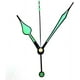 thumbnail image 4 of BRILLAR Kit de movimiento de reloj silencioso con 3 manecillas fluorescentes - Negro, 4 of 5