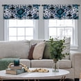 thumbnail image 4 of LALILO Kitchen Curtain Valance Ikat Geometric Tribal Case Rod Pocket Window Curtain 52"x 18" Set of 2, 4 of 5