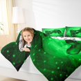 thumbnail image 5 of Homewish 3D Game Console Bedding Comforter Set for Kids, Futuristic Gamepad Twin Comforter Sets, Green Stripes Lines Reversible Bedding Set, Lightweight Room Decor, 2 Pieces, 5 of 9