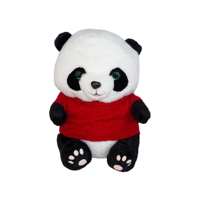 Oso Panda Oso De Peluche Con Suéter Suave Regalo Muñeco