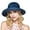 Blue, variant on HAIJIE summer hat Women's Bowknot Beach Sun Hat Fisherman Hat Summer Sunshade Women's Sun Hat Hats for Women Men Floppy Hat Women's Large Hat Tennis Hats Men Floppy Visor Ponytail Hats Women Raffia V