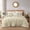 Ivory, variant on Nanshing Home Twin Comforter Set, Sage Soft Prewashed Solid All Seasons Bedding, Luxury Fluffy 2 Pieces Bed Set, 1 Lightweight Comforter (68"x88") and 1 Pillow Sham (26"x20")