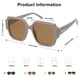 thumbnail image 4 of Gafas de Sol SOJOS Retro Cuadradas Polarizadas SJ2359 Marrón Unisex, 4 of 5