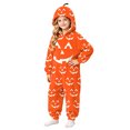 thumbnail image 5 of KPOPLK Family Matching Pajamas Novelty Halloween Onesie Xmas PJs Kids Soft and Cozy Flannel Jumpsuit for Holiday Party,Size 13-14 Years, 5 of 5
