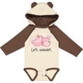 thumbnail image 3 of Inktastic Let's Relaxolotl with Sleeping Axolotls Boys or Girls Long Sleeve Baby Bodysuit, 3 of 5